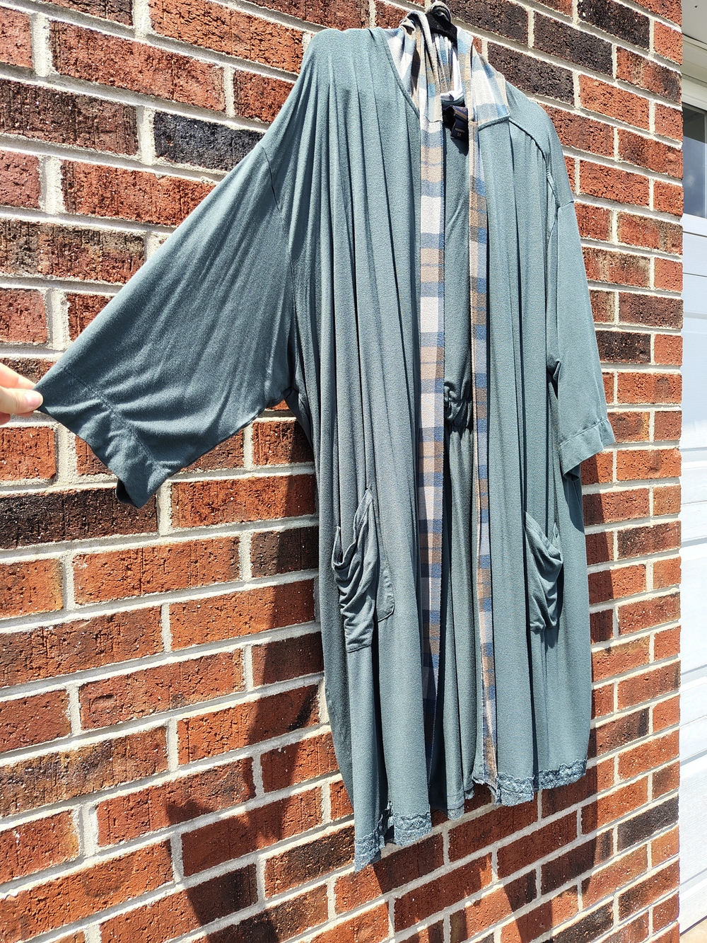 torrid Outlander Plaid Hooded Robe Size 5/6